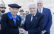 Ivo Castellucci festeggia 104 anni con la stretta di mano del Presidente Sergio Mattarella
