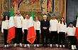 Al Quirinale la cerimonia di consegna della bandiera ad alfieri