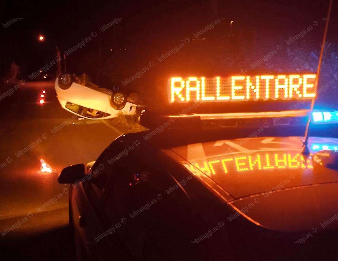 Perde il controllo dell’auto e si ribalta, ragazzo trasferito in ospedale