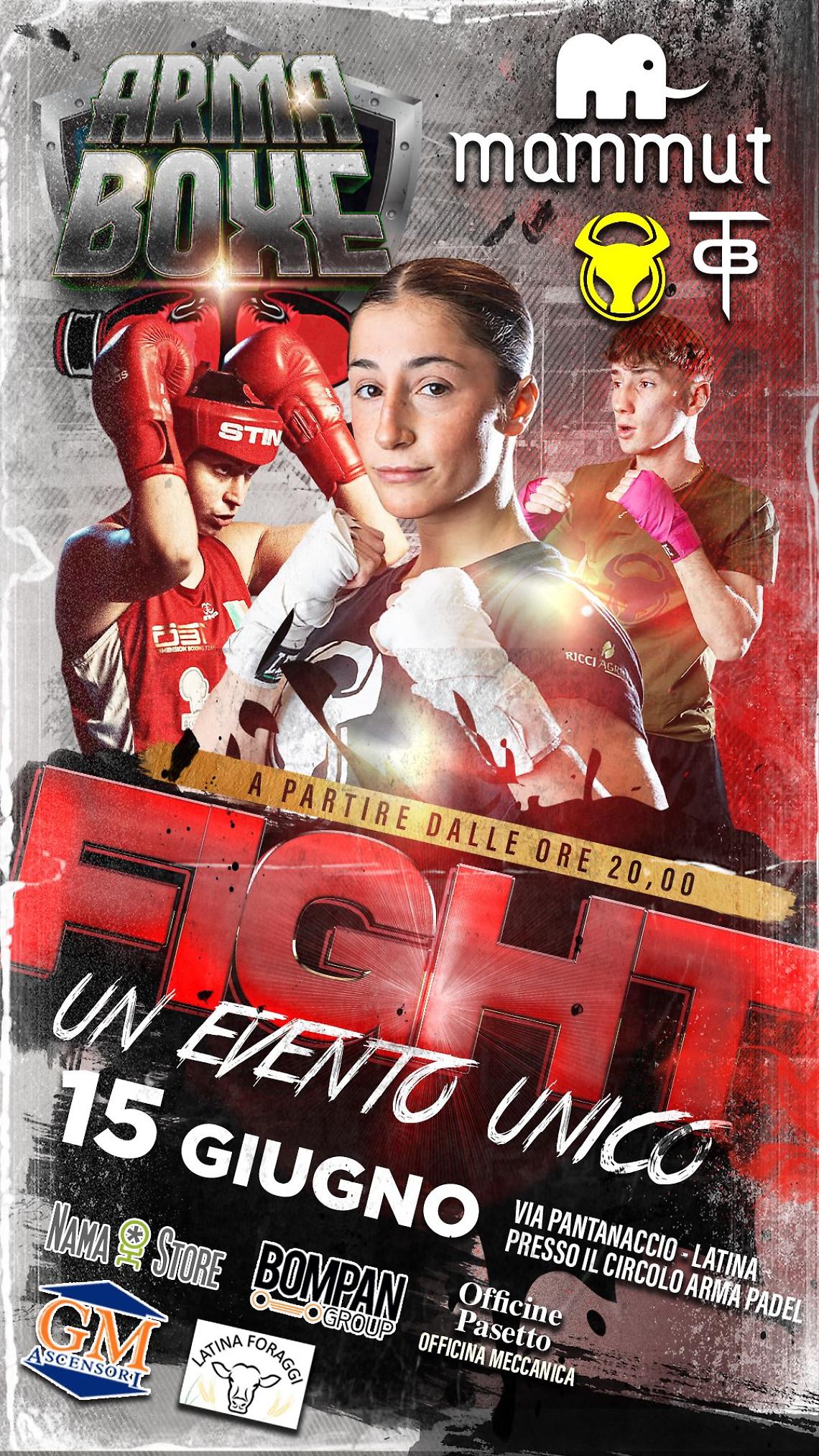 Arma Boxe, il grande pugilato sotto le stelle