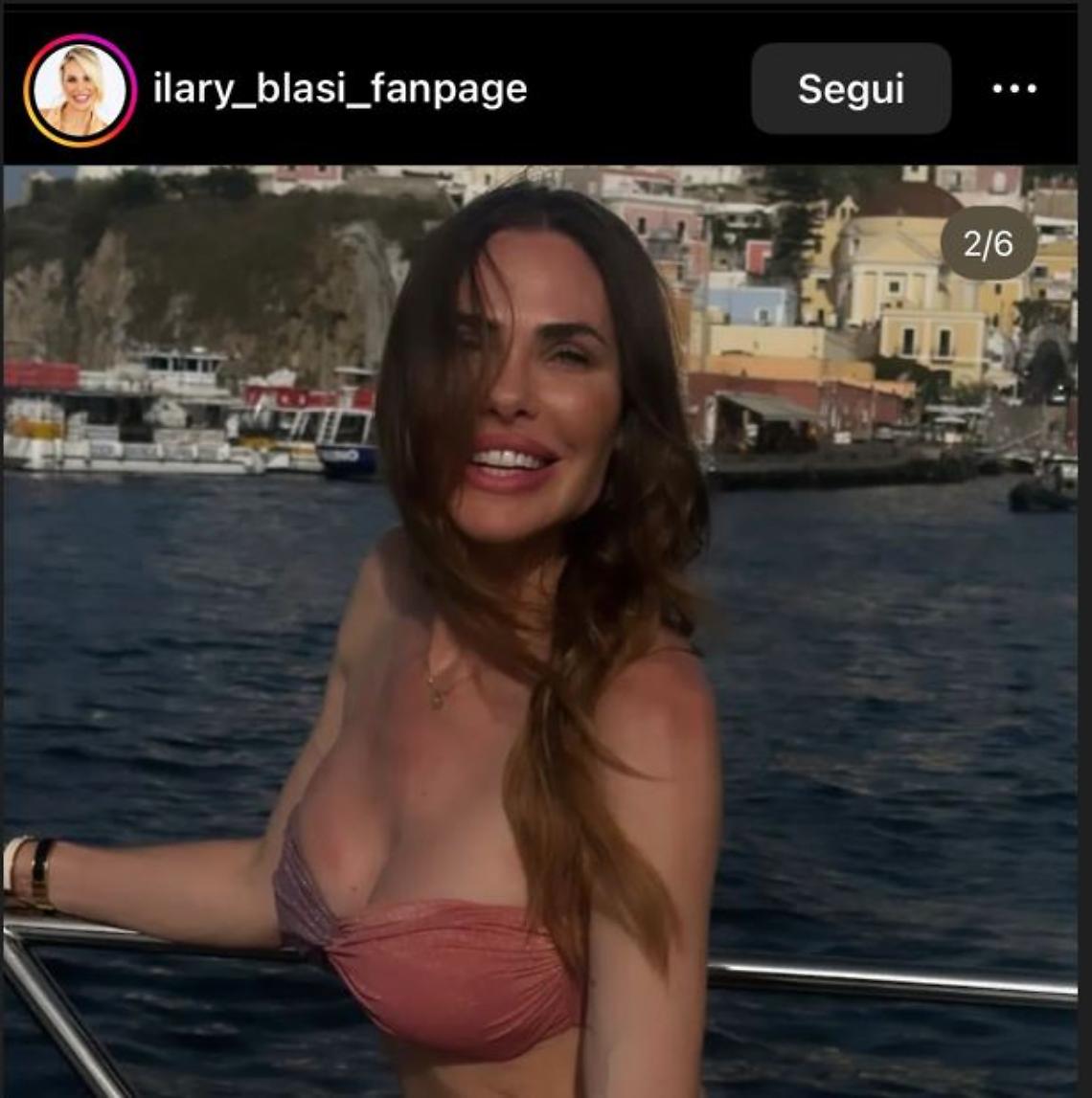 Ilary Blasi  a Ponza con le amiche e... per Unica 2?