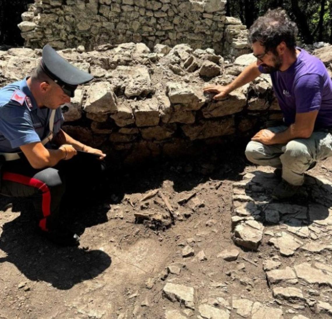 Ritrovate delle ossa umane nel sito archeologico di Campodimele