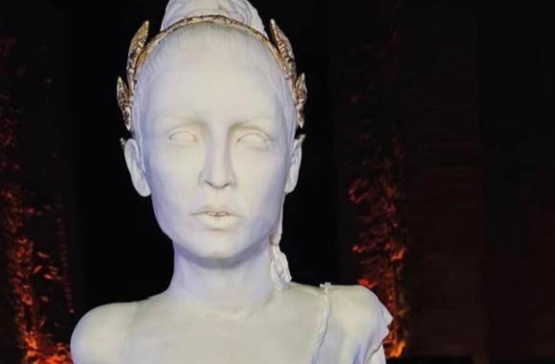 Madonna come Giulio Cesare, l'omaggio della popstar a Terracina