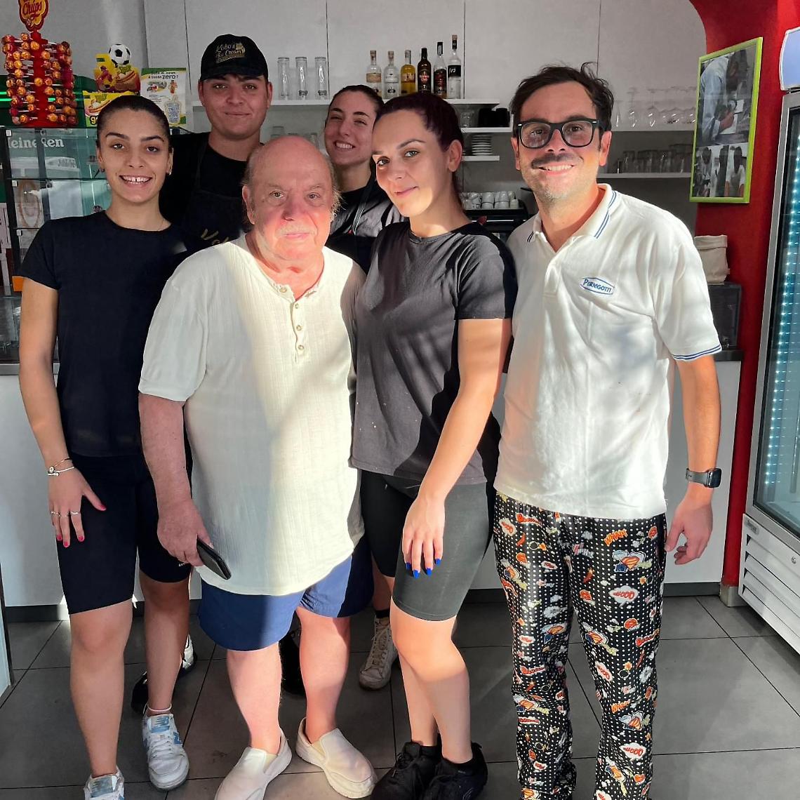 Lino Banfi torna a San Felice Circeo per il gelato di Koko’s Cream