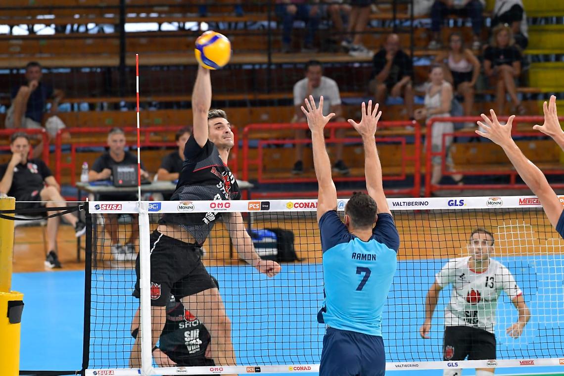 Troppo Perugia per il Cisterna nell'allenamento congiunto