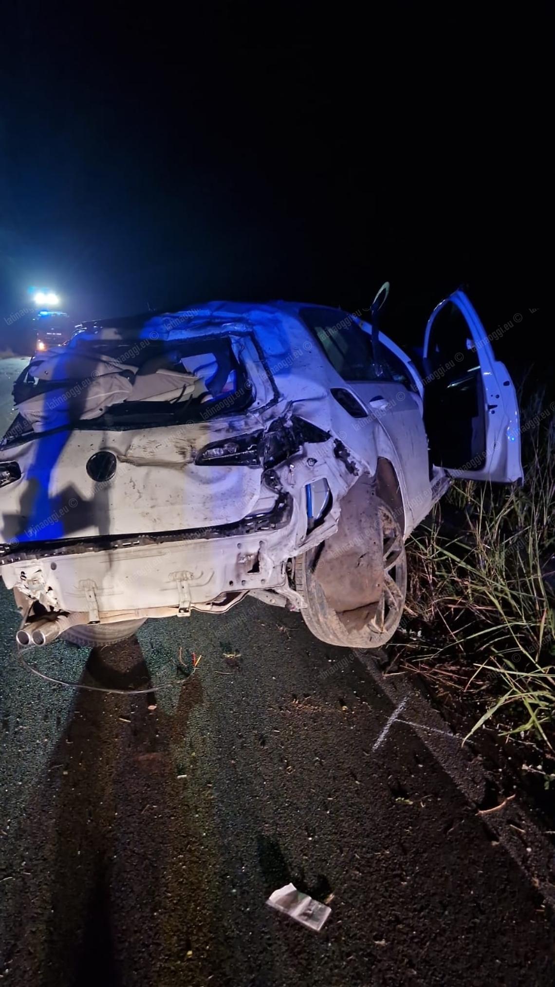 Incidente mortale a Fondi, muore una 24enne. Gravissimo il figlio di pochi mesi