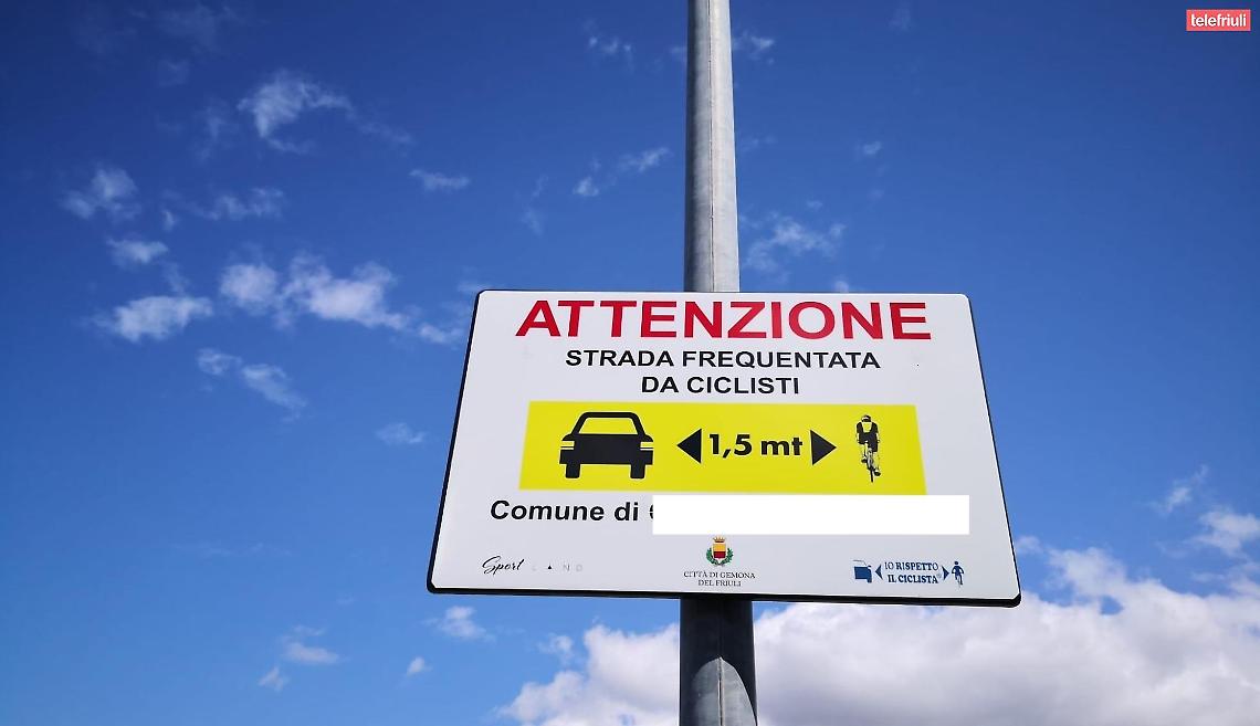 Sicurezza stradale, nuova segnaletica per tutelare chi va in bicicletta