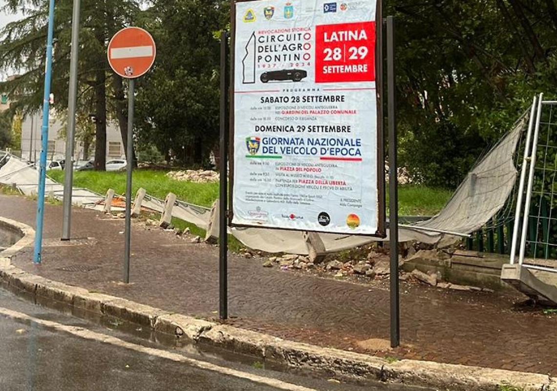 Pioggia e forti raffiche di vento, alberi caduti e allagamenti