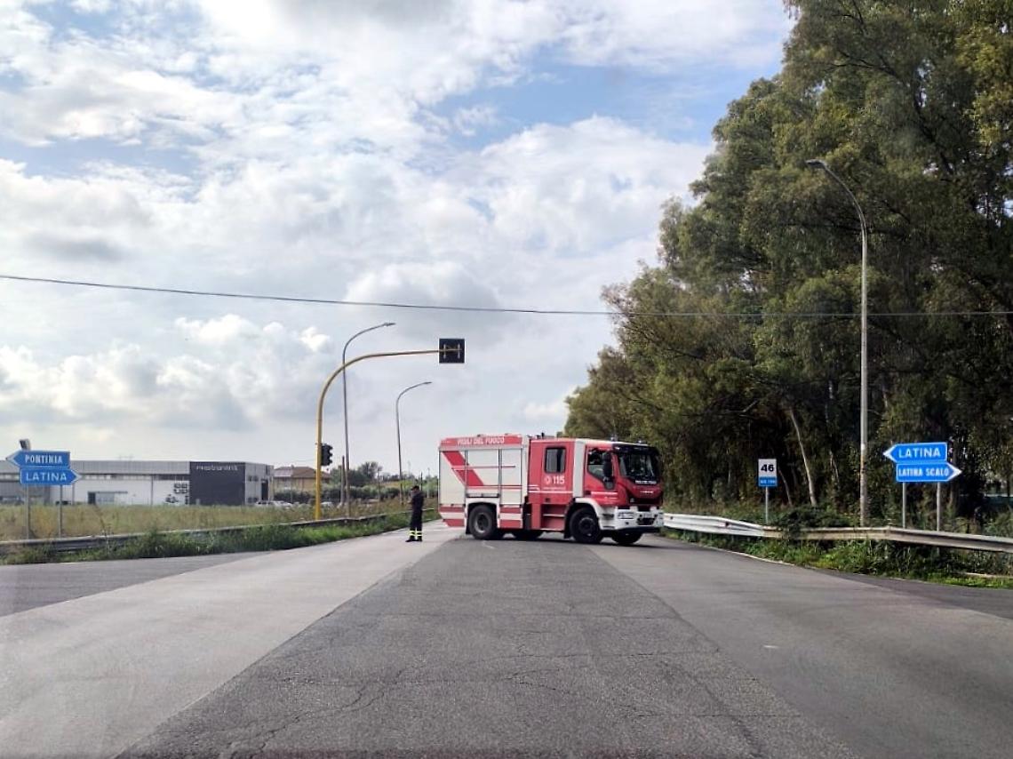 Nuova perdita di gas sulla Monti Lepini, traffico deviato e tecnici al lavoro