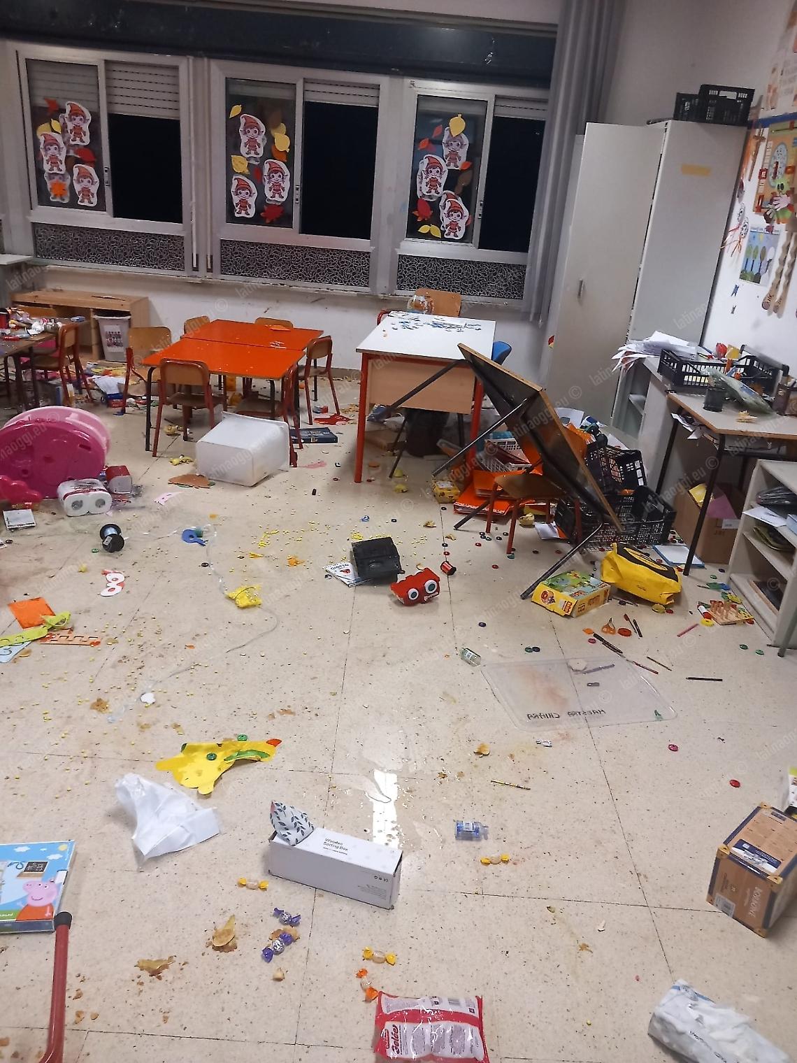 Vandali a 11 anni, scuola distrutta