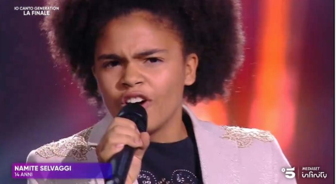 La giovane di Terracina Namite Selvaggi trionfa a "Io Canto Generation"