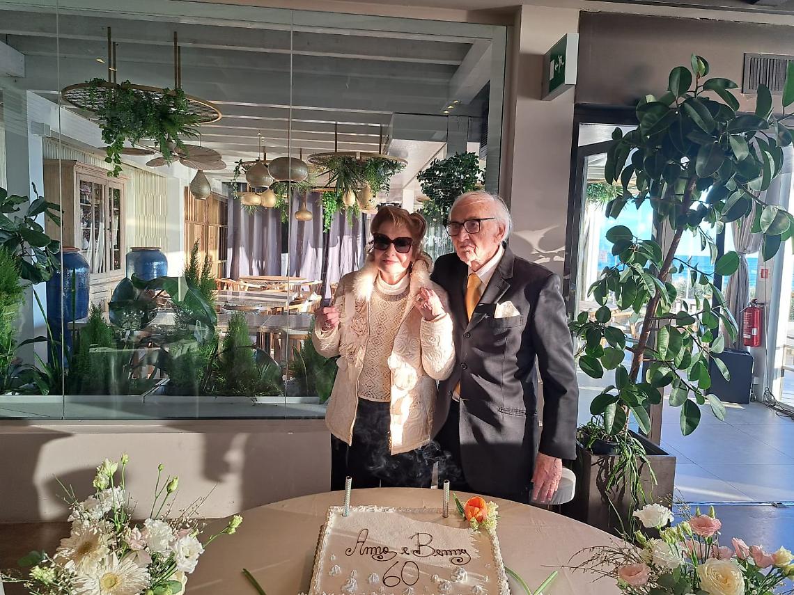 Sessant'anni insieme, Nozze di Diamante per Anna e Benedetto Prandi