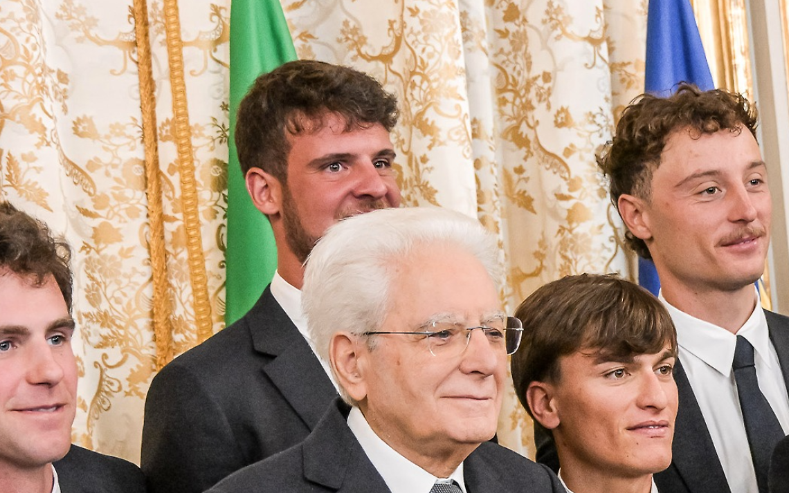 Federico Colaninno al Quirinale ricevuto dal Presidente Mattarella