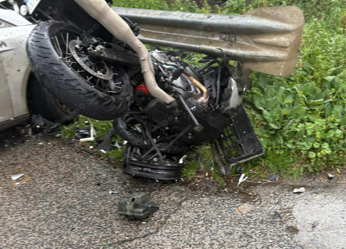 Centauro nel burrone dopo l'incidente: salvato il 39enne