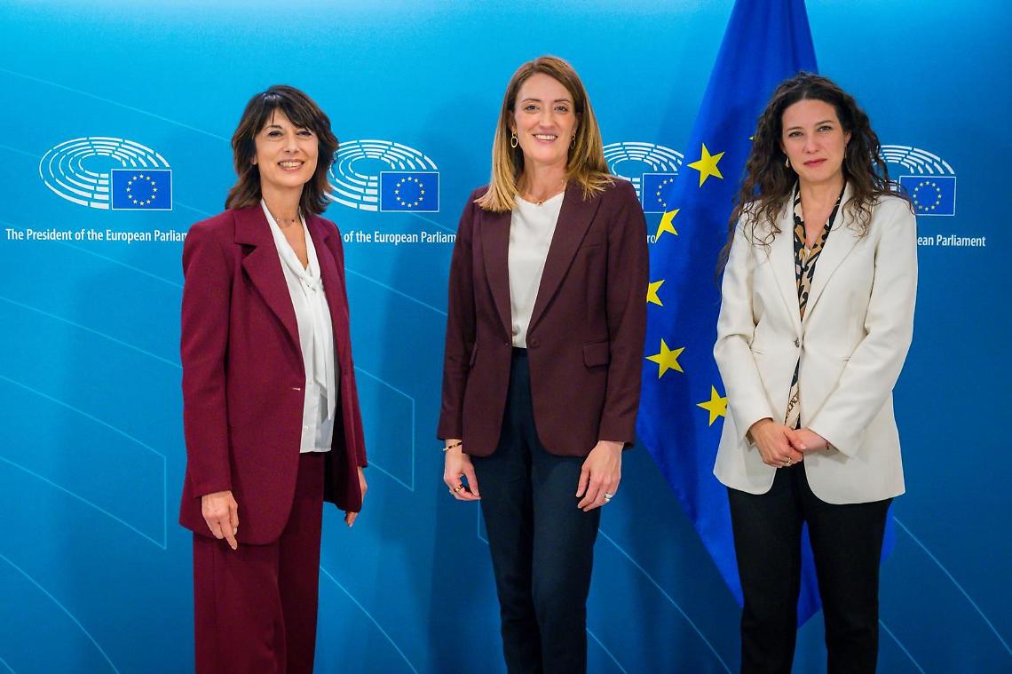 Angelilli da Metsola: "Il sistema Lazio più forte in Europa"