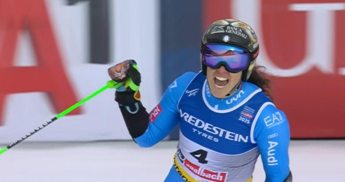 Federica Brignone incontenibile, 33esima vittoria per l'azzurra