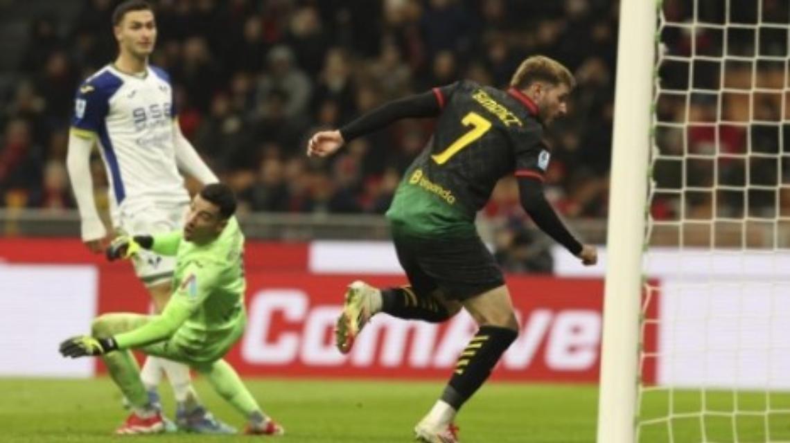 Un gol di Gimenez regala al Milan il successo sul Verona