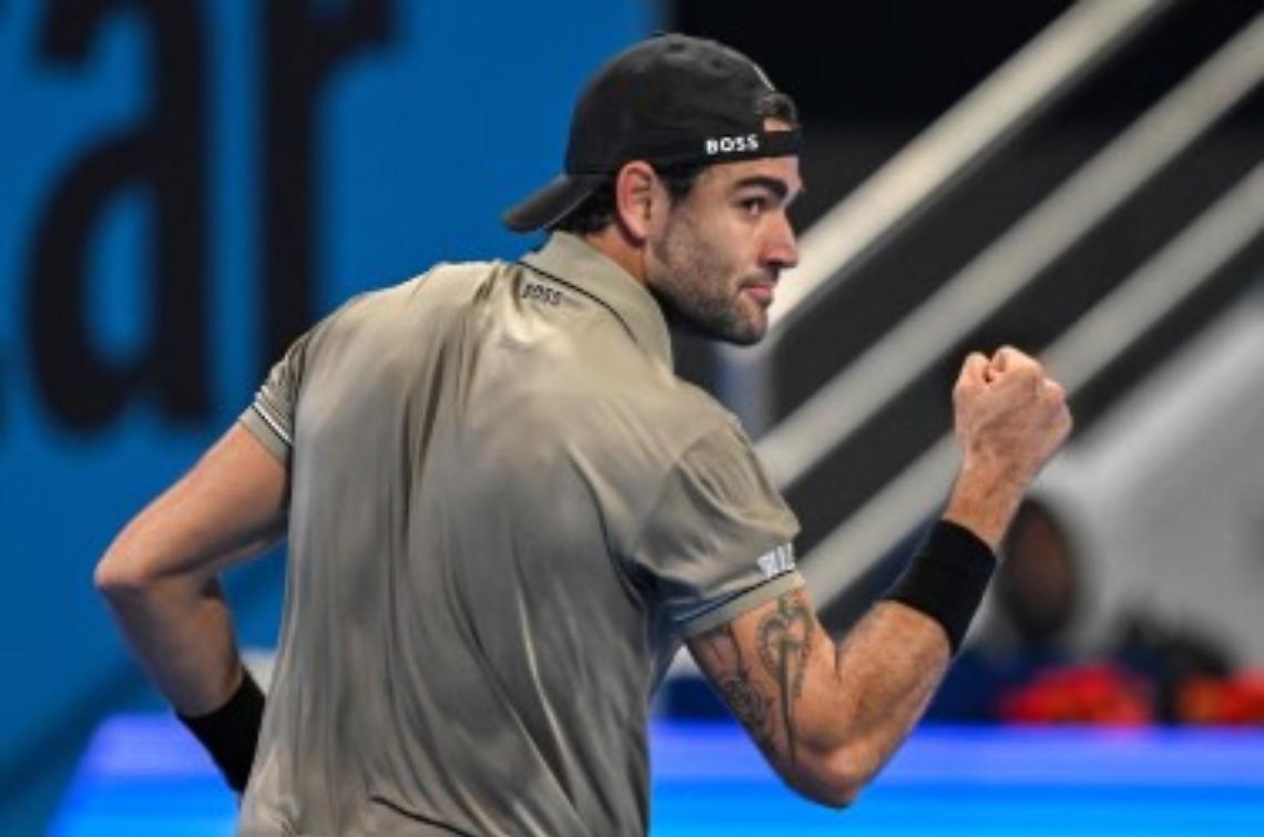 Doha, Matteo Berrettini elimina al primo turno Novak Djokovic