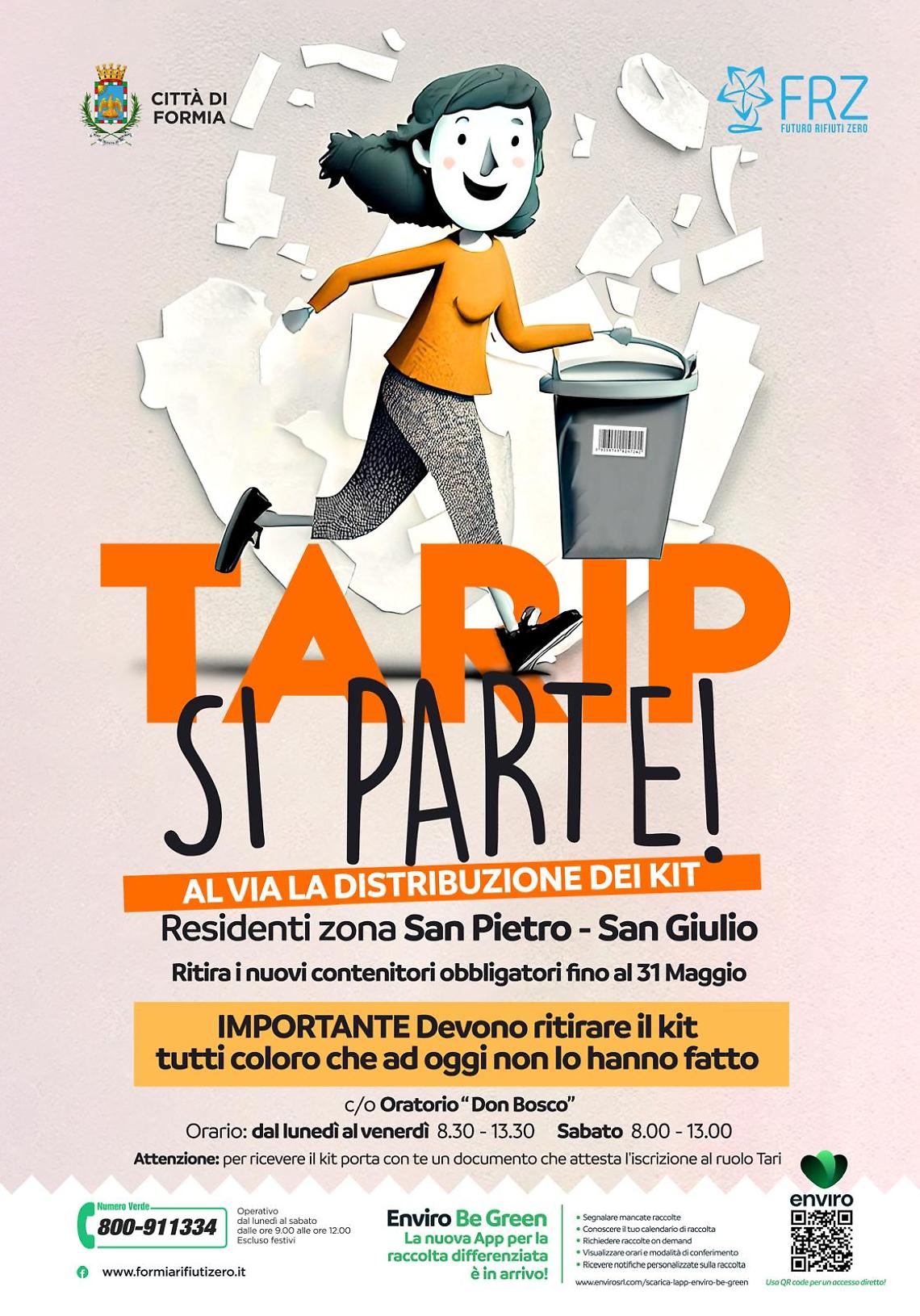 Formia, arriva la Tarip: meno rifiuti, più risparmio