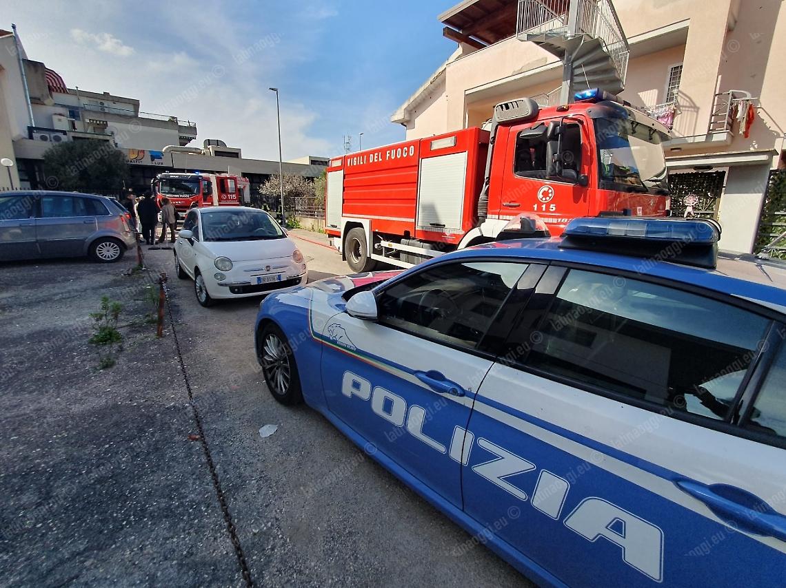 Incendio in una palestra, evacuata anche la palazzina adiacente