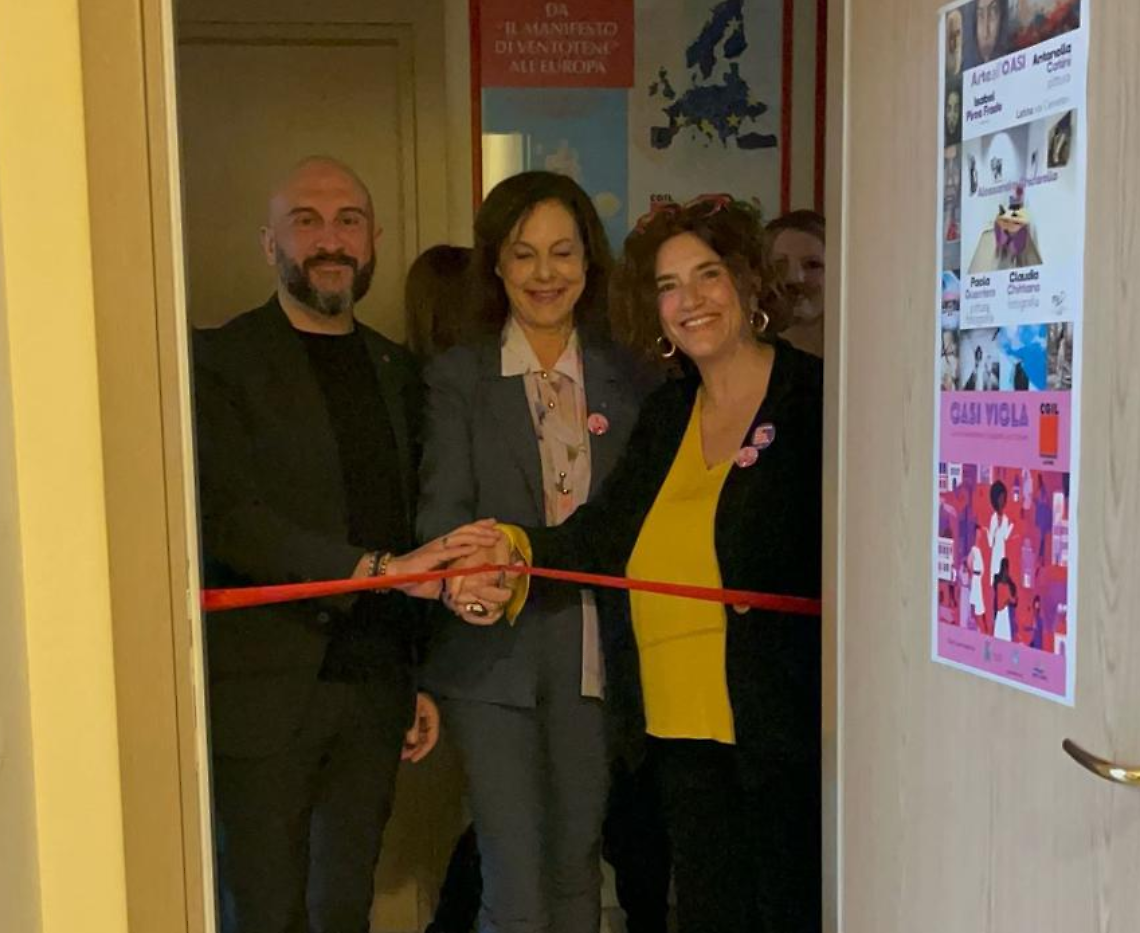 L’Oasi Viola della Cgil a supporto delle donne