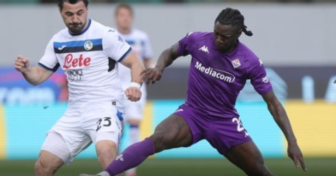 Una rete di Kean lancia la Fiorentina, brusco stop per l'Atalanta