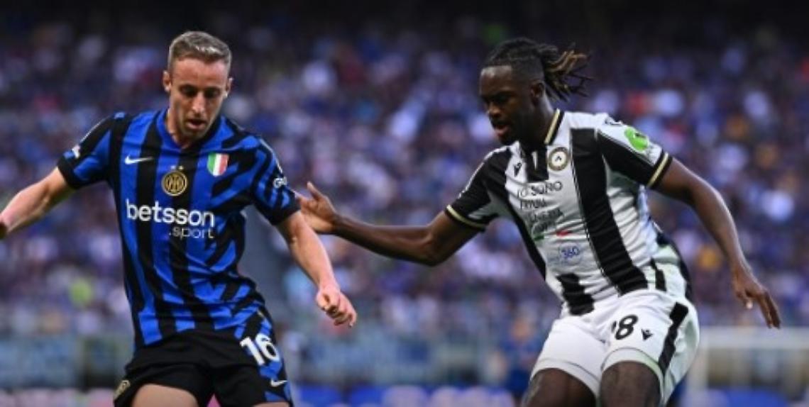 L'Inter batte l'Udinese 2-1 e blinda il primo posto in classifica