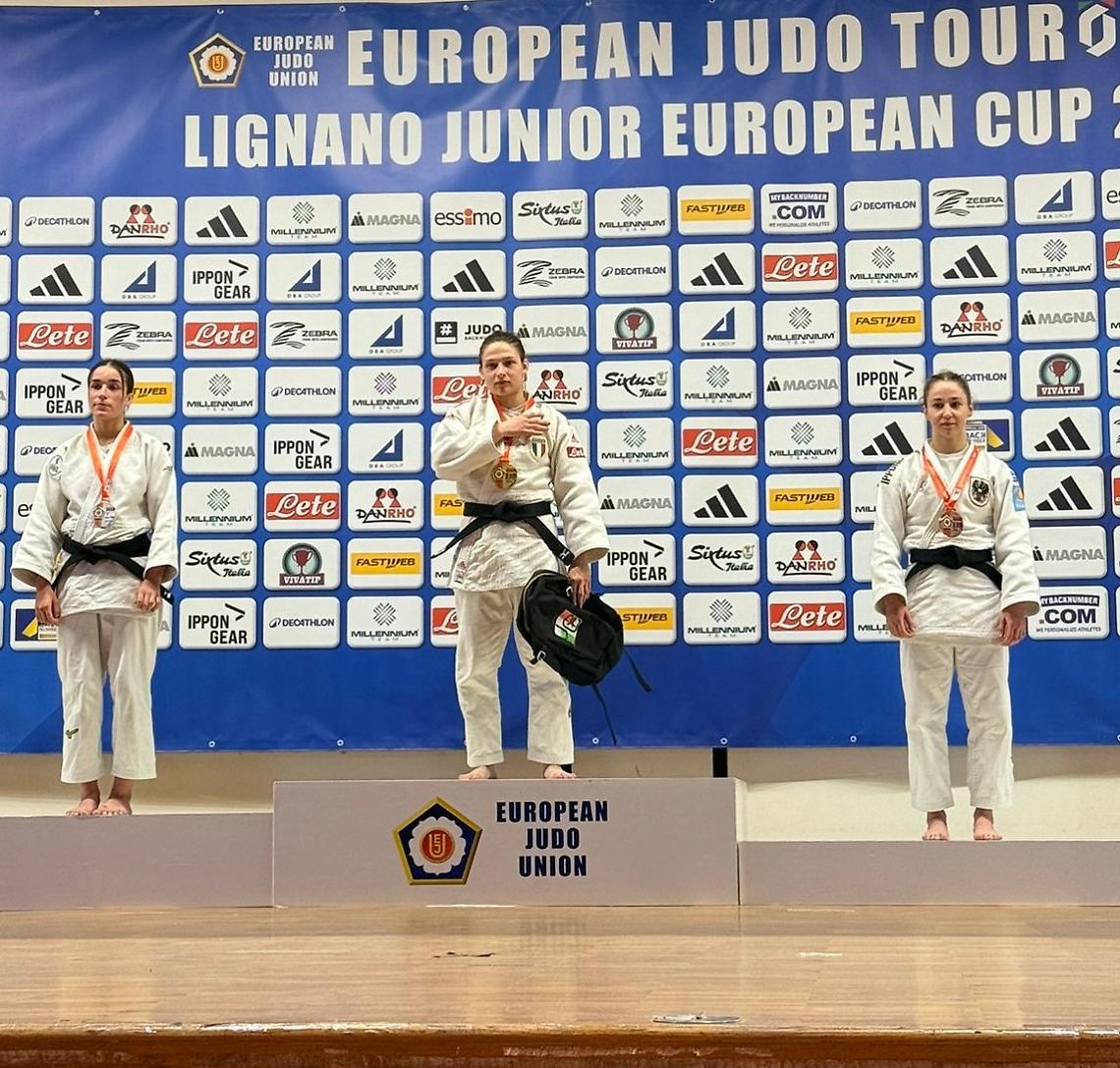 Gaia Stella vince l'ennesima medaglia d'oro con la casacca azzurra dell'Italia