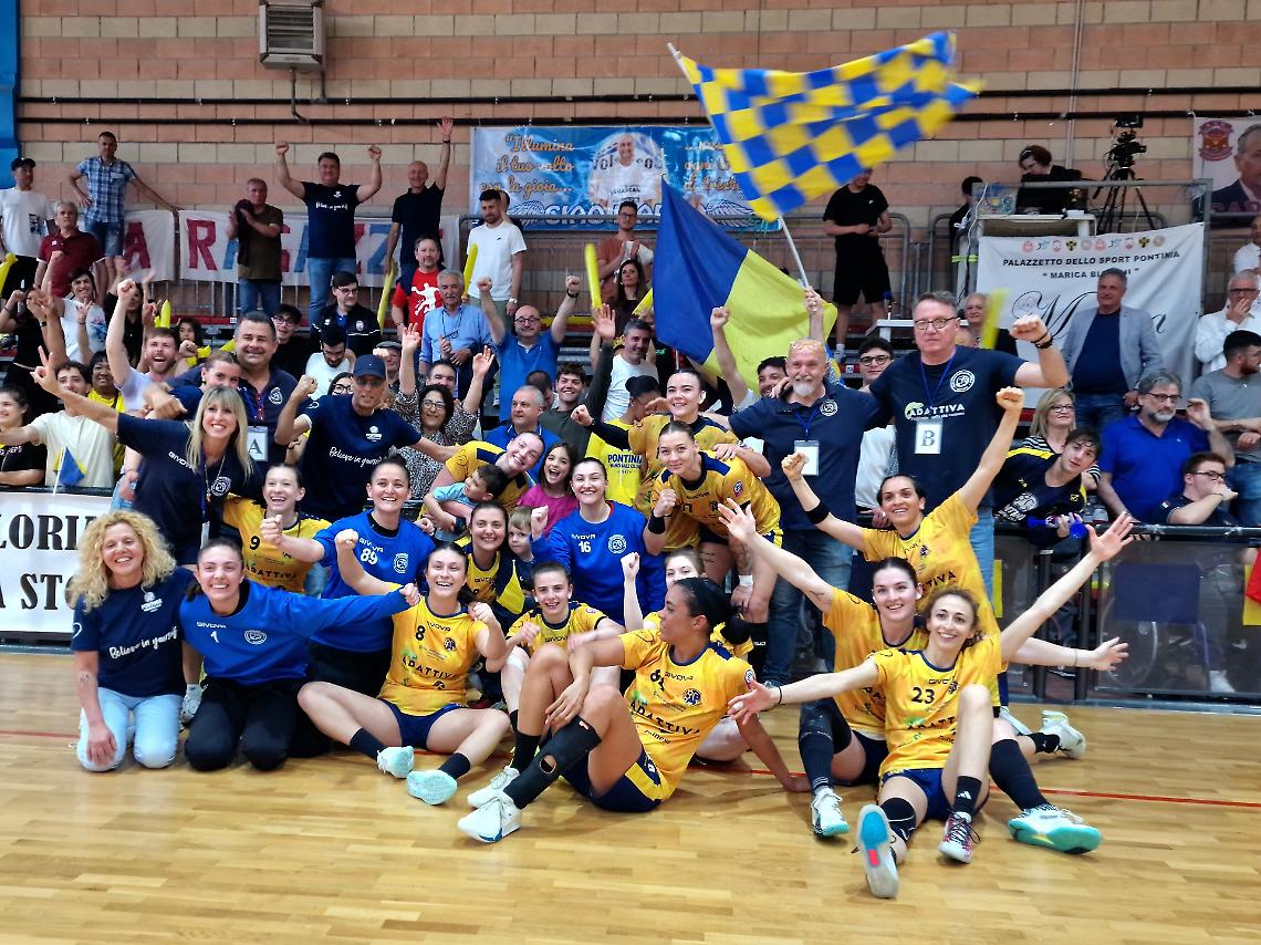 Pontina fa sua gara-1 di semifinale scudetto contro Salerno