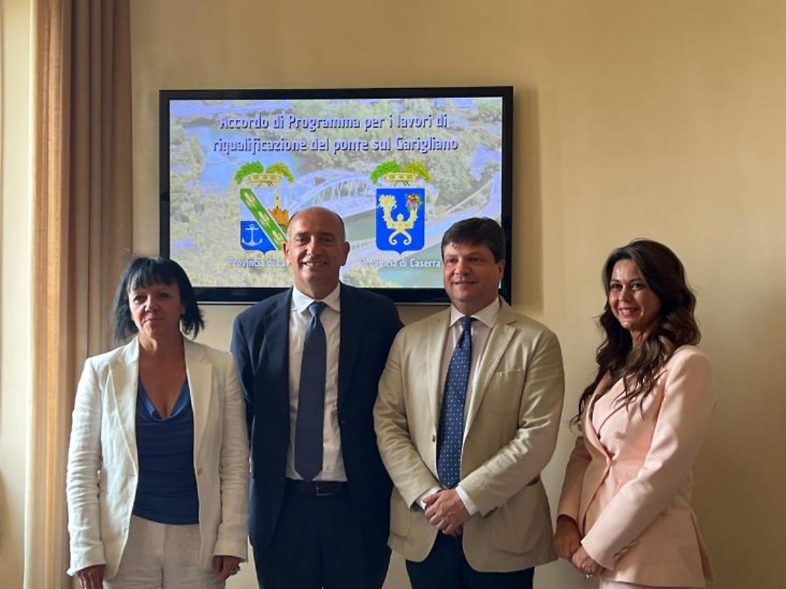 Ponte sul Garigliano, accordo tra Latina e Caserta
