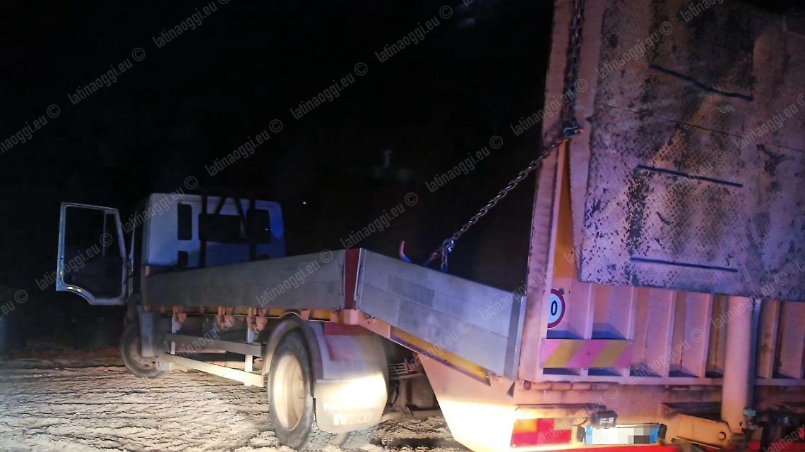 Trovato un camion rubato, i ladri preparavano un colpo