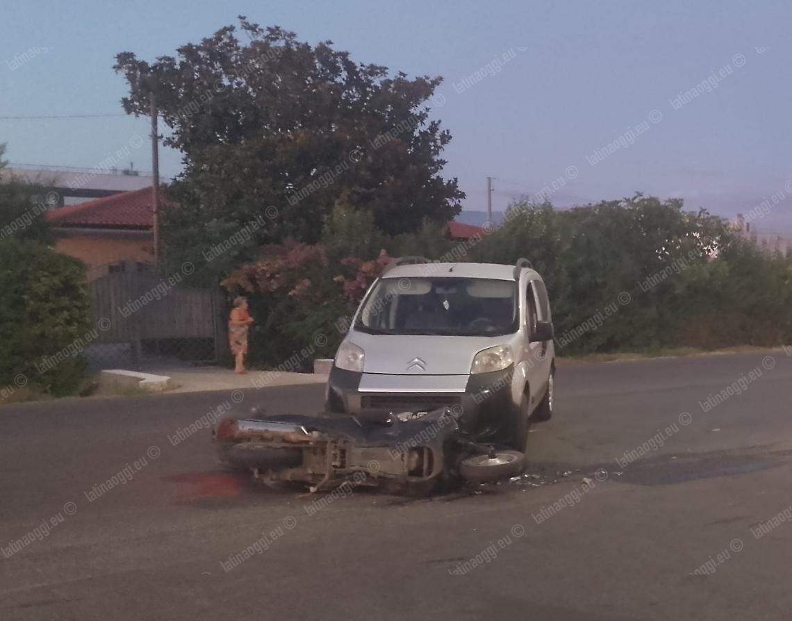 Incidente in via Piave, ferito un uomo in maxi  scooter