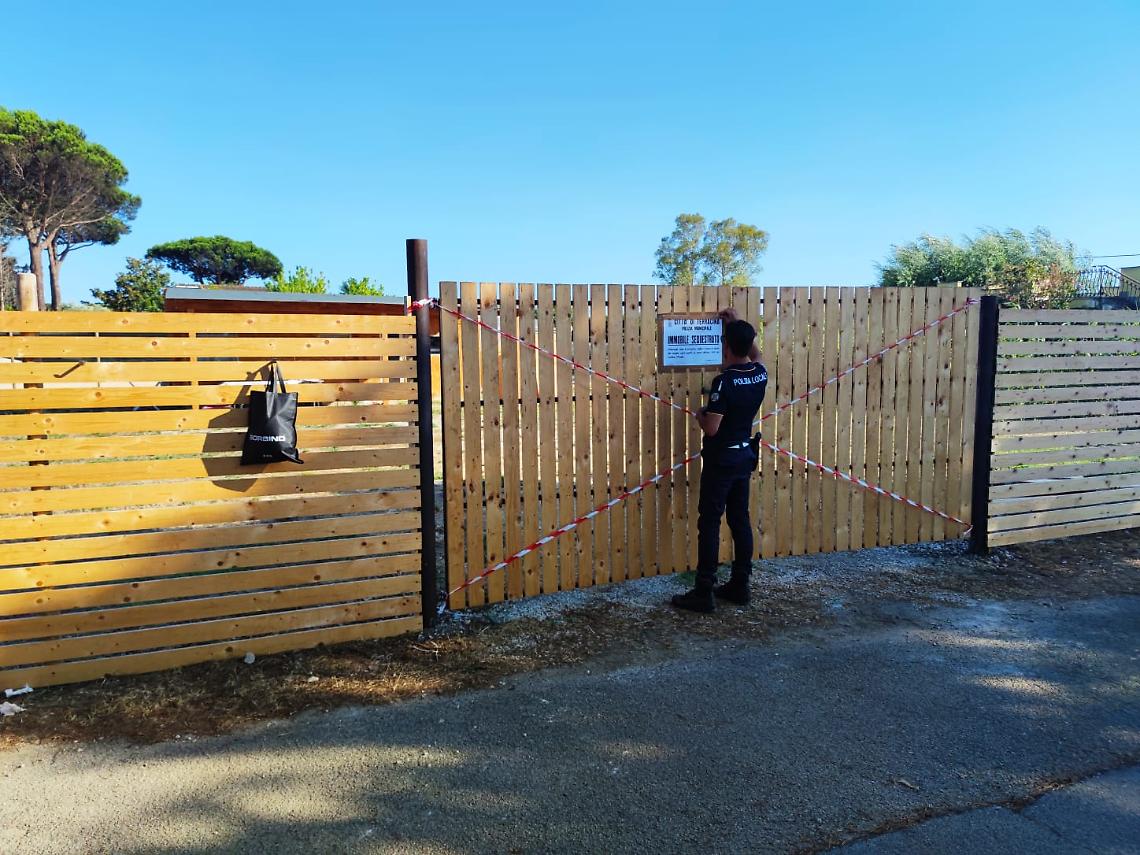 Nuovo abuso edilizio a Terracina, blitz della Polizia Locale 