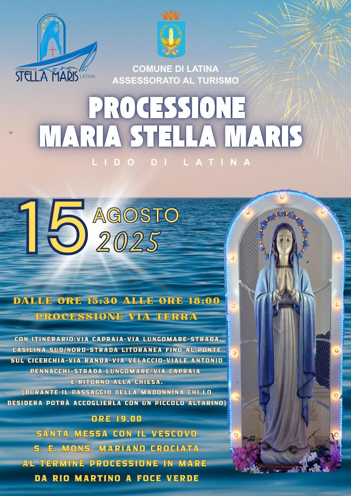 Torna la tradizionale Processione di Maria Stella Maris: fede, devozione e mare nel cuore dell’estate