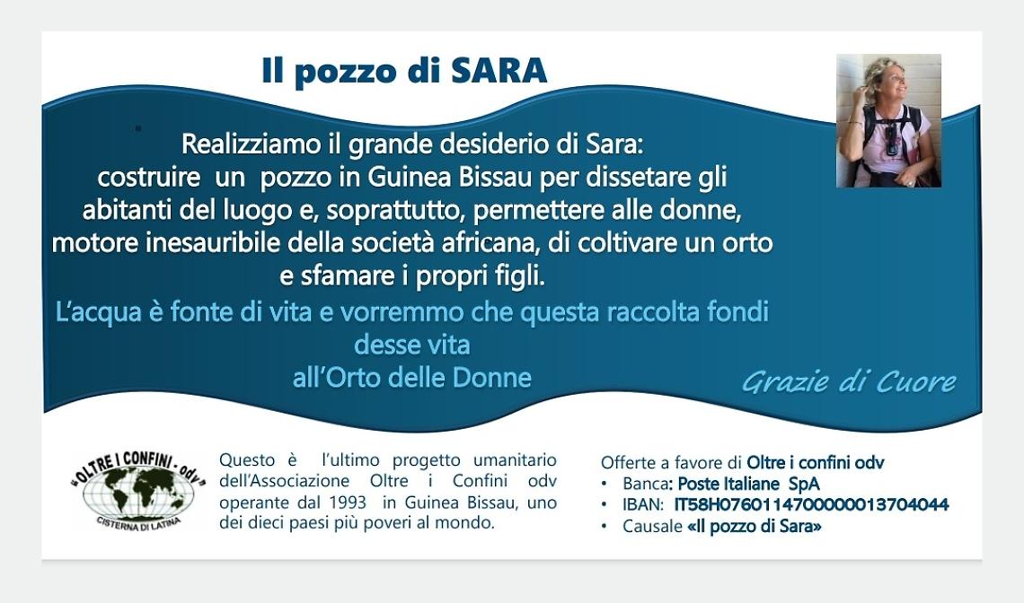 Il sogno di Sara, un pozzo in Guinea Bissau