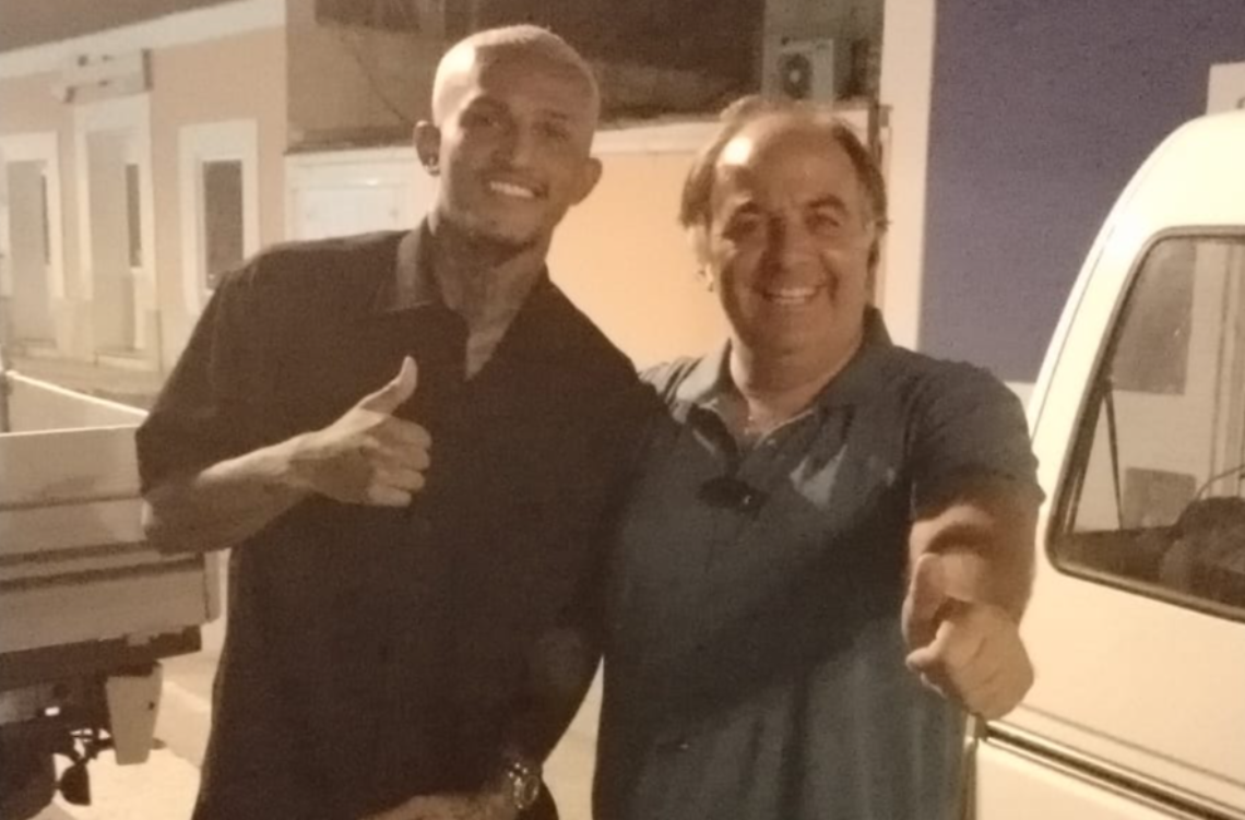 Wesley França,  il brasiliano neo acquisto della Roma  a Ponza