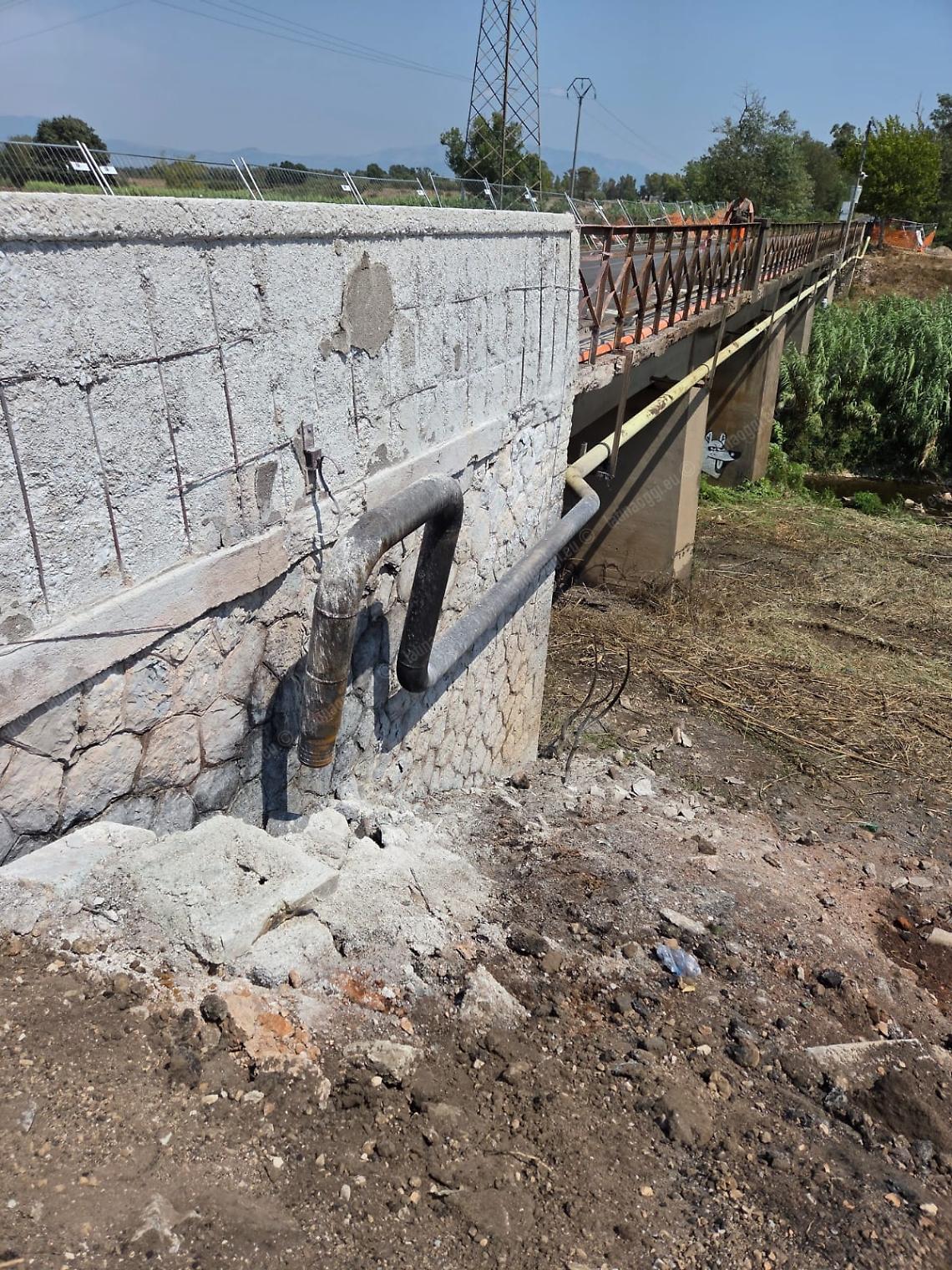 Ponte sulla  Borgo Piave-Acciarella, chiusura temporanea per lavori di messa in sicurezza