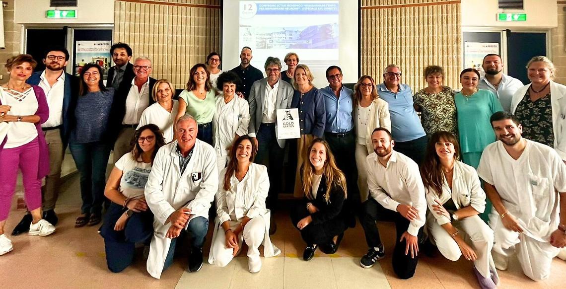 Rocca: «Il Goretti di Latina eccellenza nazionale, premio Diamond per la cura dell’ictus»