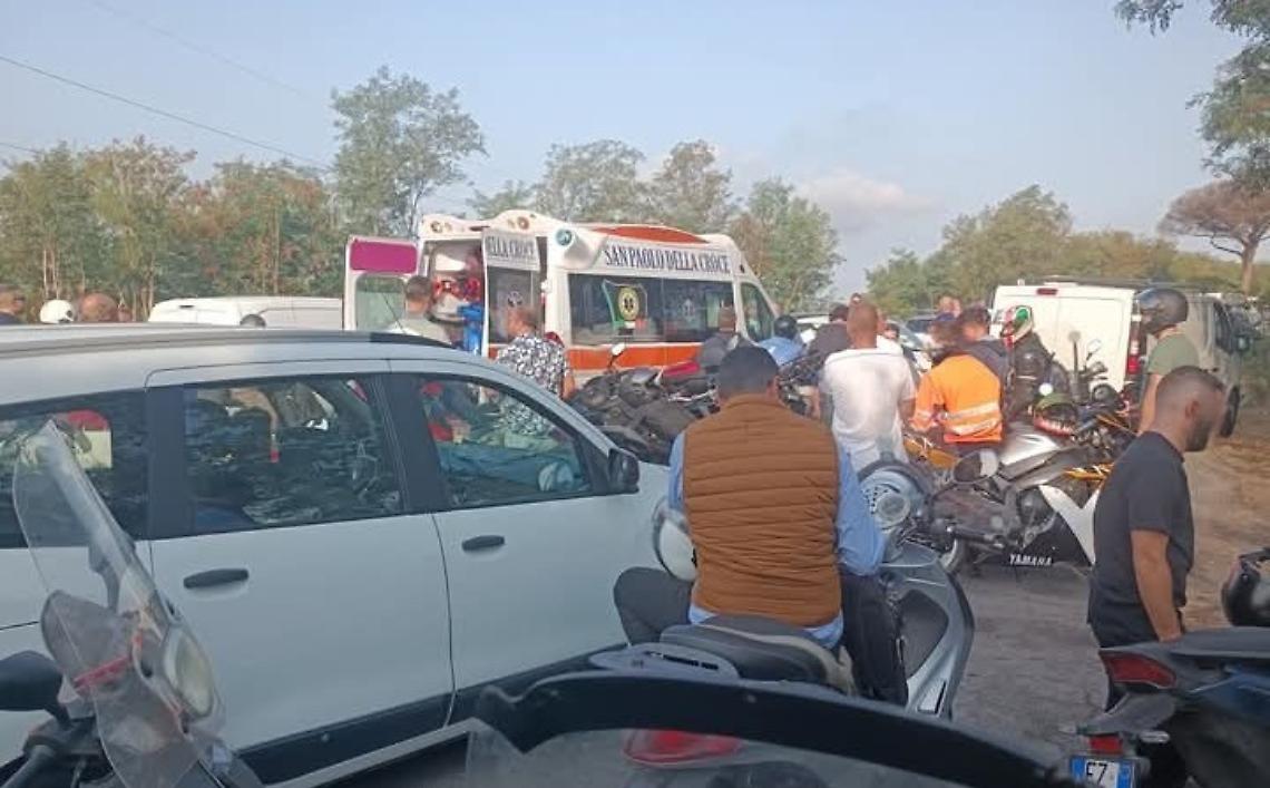 Incidente stradale sulla Pontina, due feriti