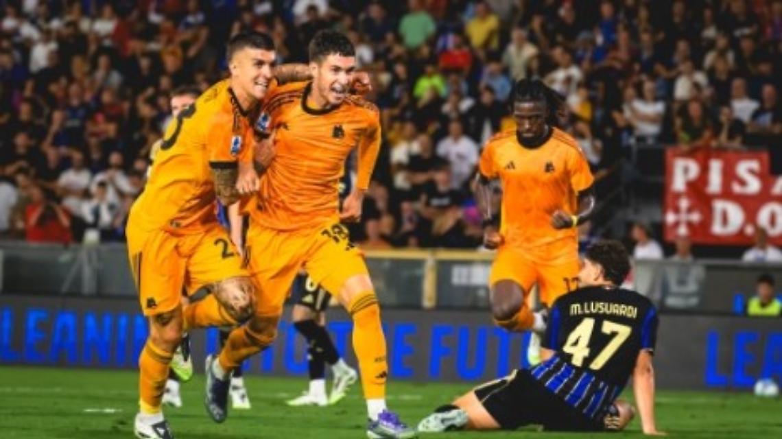 La Roma a segno anche in trasfera: 1-0 a Pisa