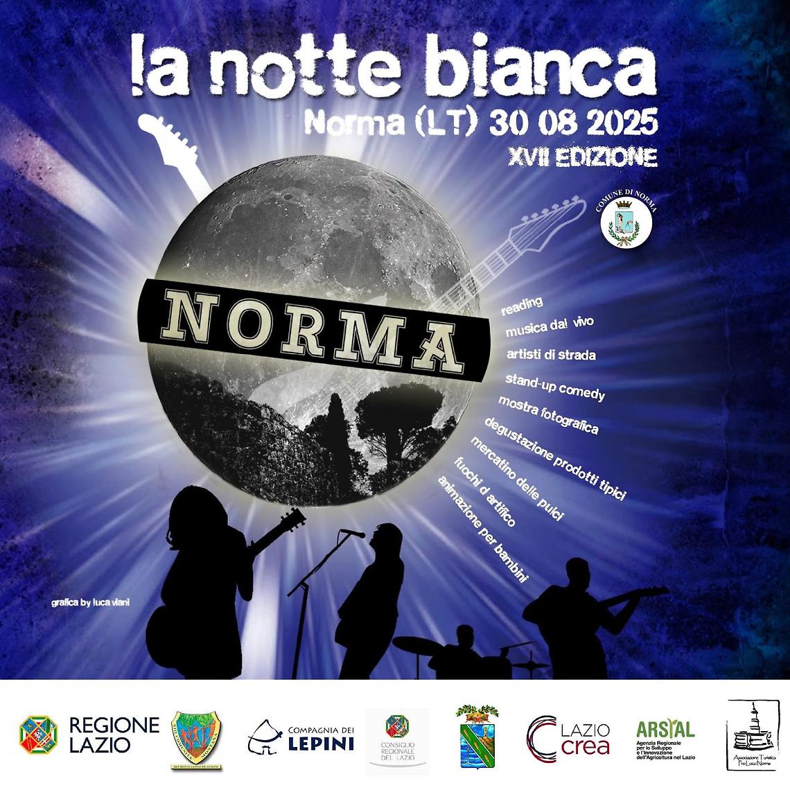 Norma, la Notte Bianca per salutare l’estate