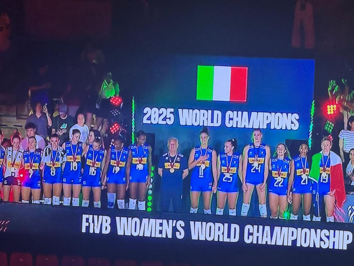 Italia sul tetto del mondo: sconfitta 3-2 la Turchia in  finale
