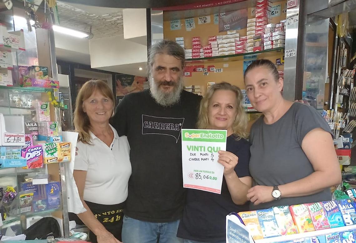 La dea bendata bacia Campoverde, vinti 85mila euro al Superenalotto  