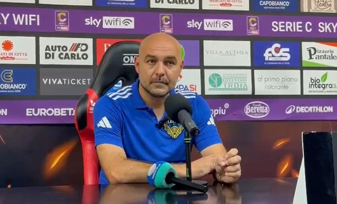Foggia - Latina 1-1, mister Bruno: "Perdere sarebbe stato un delitto"