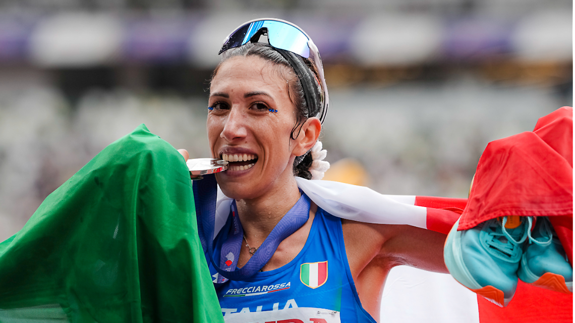 La Palmisano "morde" il suo argento