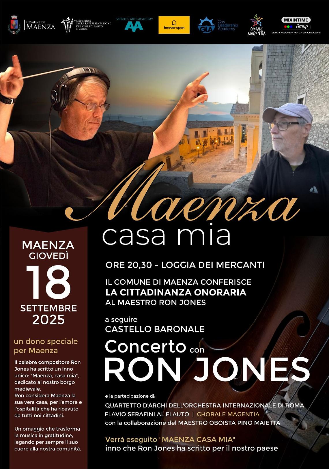 Ron Jones approda a Maenza