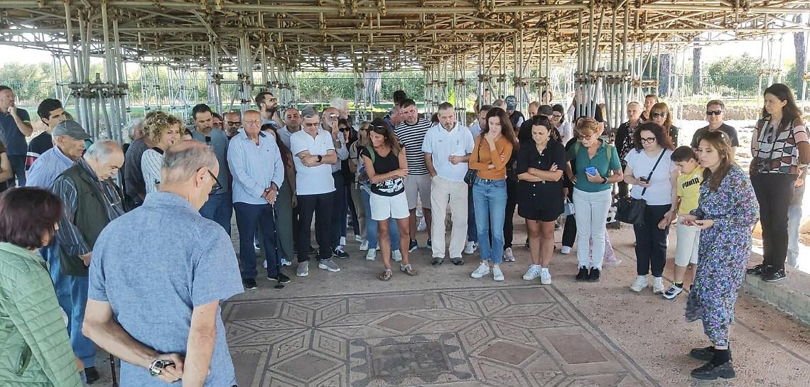 Il sito archeologico di Tres Tabernae preso d'assalto dai visitatori