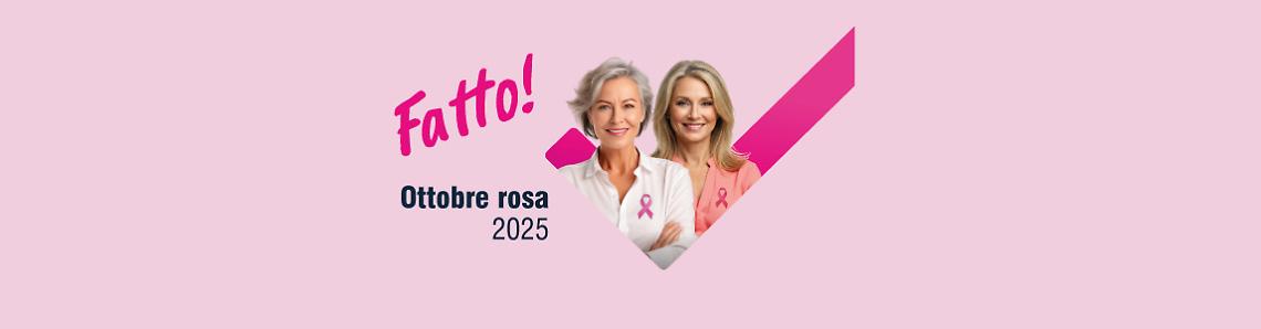 Ottobre Rosa 2025, la Regione Lazio estende la prevenzione del tumore al seno alle donne 45-49enni