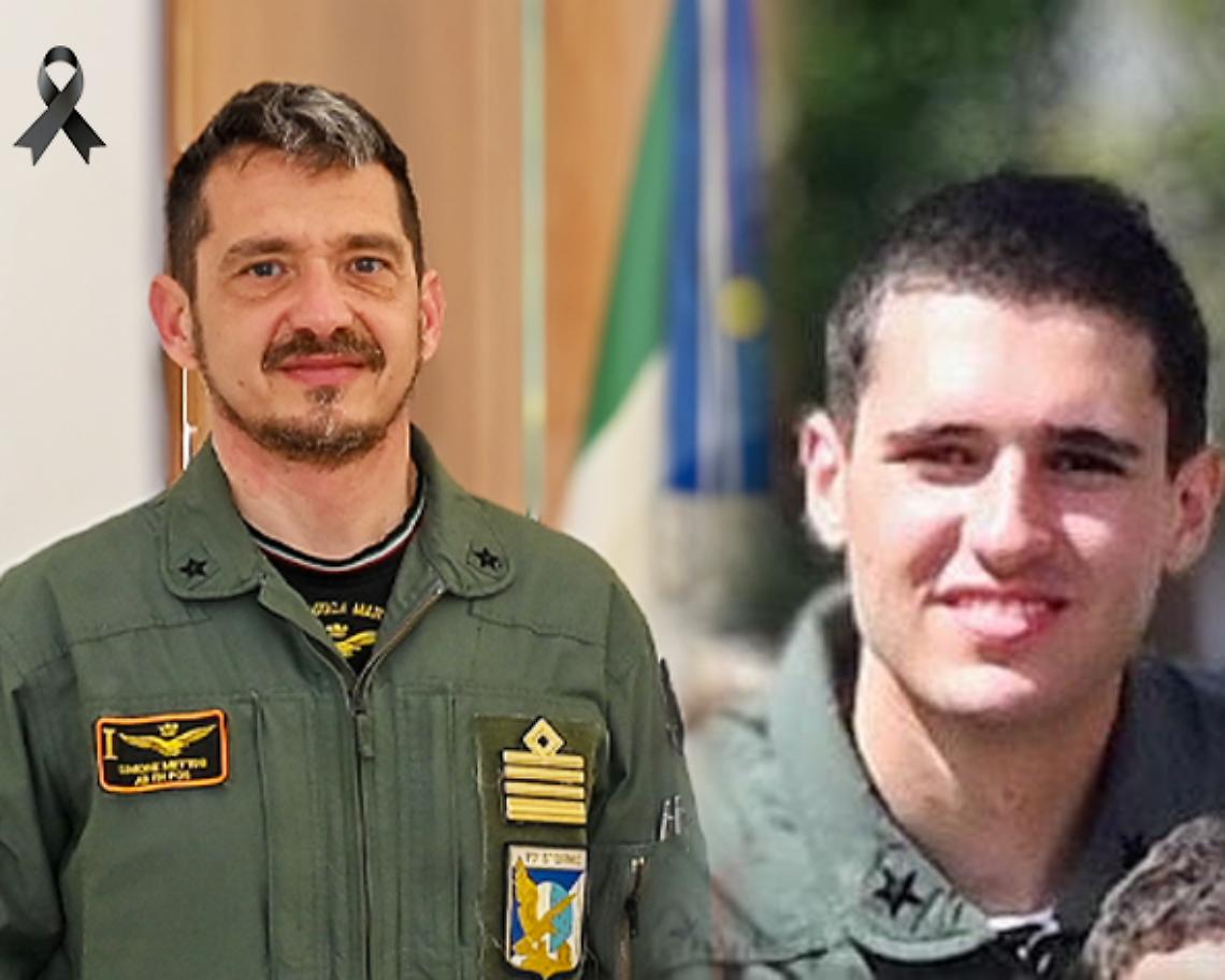 Tragedia in volo a Sabaudia, i volti delle vittime: il colonnello Mettini e il giovane allievo Nucheli