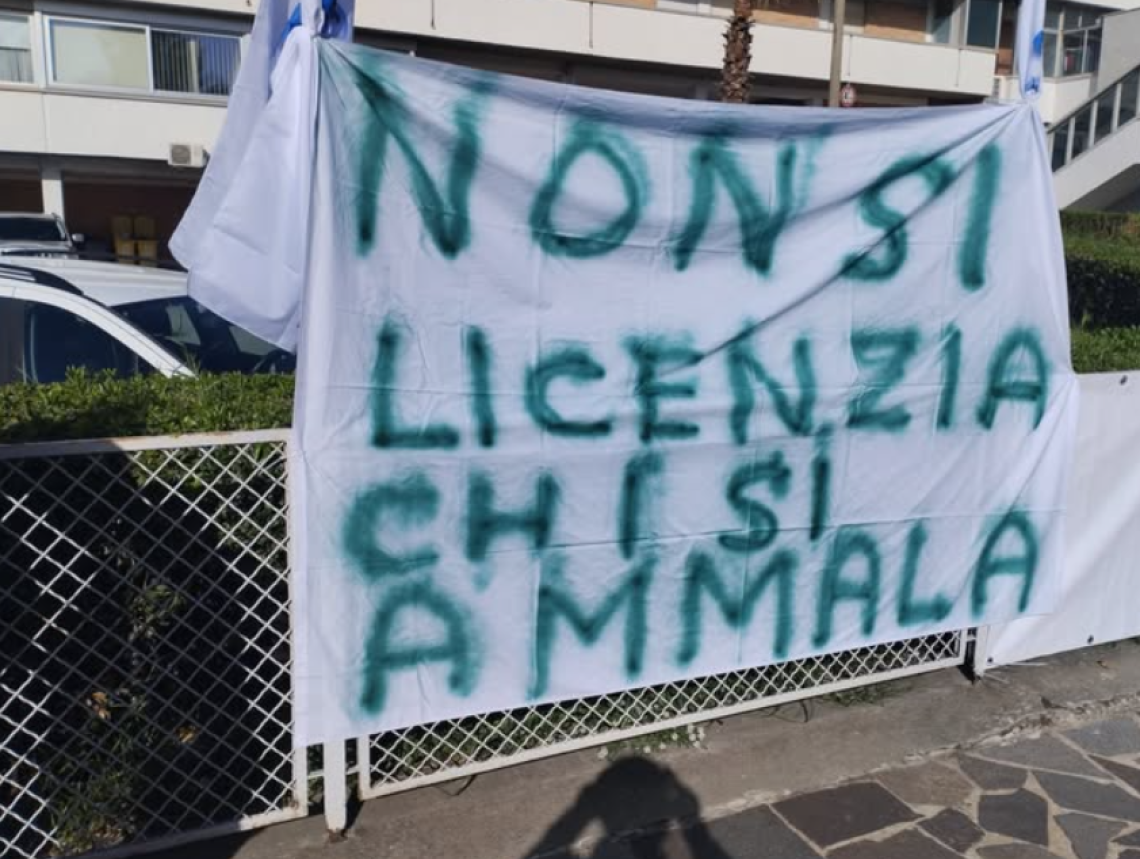 Presidio degli operai alla Pozzi Ginori di Gaeta: solidarietà per il collega licenziato dopo la malattia
